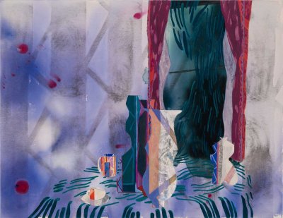 Angelina Gualdoni, Carriers, Oil and Acrylic on Canvas, 54" x 70", 2016