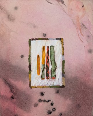 Angelina Gualdoni, Confections: Cinnamon, Oil and Acrylic on Canvas, 20" x 16", 2021
