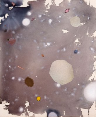 Angelina Gualdoni, Cosmic Painting, Oil and Acrylic on Canvas, 28" x 34", 2008