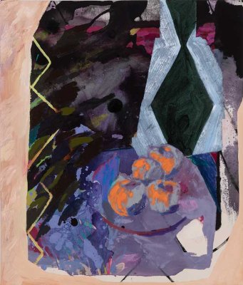 Angelina Gualdoni, Elastic Limbs, Oil and Acrylic on Canvas, 28" x 24", 2015