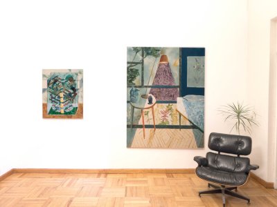 Angelina Gualdoni — Installation view of 'Herbal Lore'
