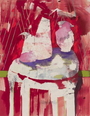 Angelina Gualdoni, Jugs, Oil and Acrylic on Canvas, 31" x 24", 2013