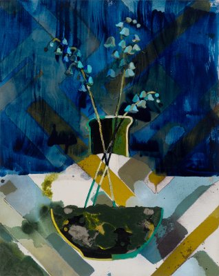 Angelina Gualdoni, Nightshade, Oil and Acrylic on Canvas, 20" x 16", 2018