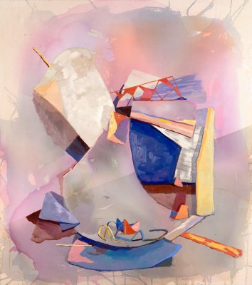 Angelina Gualdoni, Proposals for Remnants, Oil and Acrylic on Canvas, 50" x 45", 2009