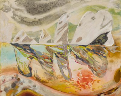 Angelina Gualdoni, The Fourth Key, Acrylic and Oil on Canvas, 42 x 53 in, 2024